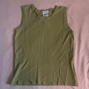 George Sage Green Women's Muscle Tee